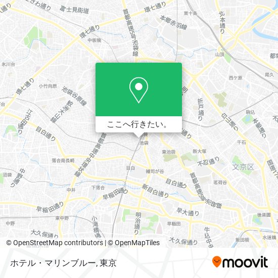 ホテル・マリンブルー地図