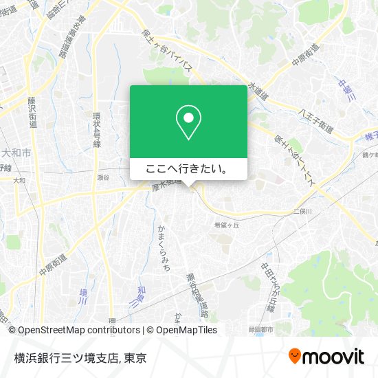 横浜銀行三ツ境支店地図