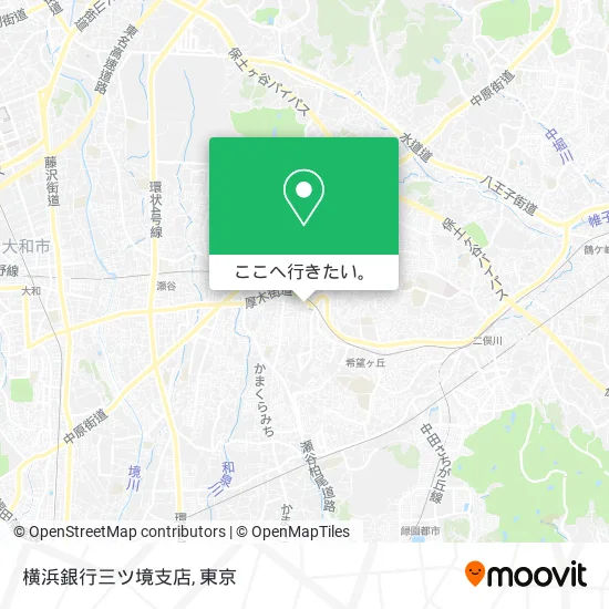 横浜銀行三ツ境支店地図