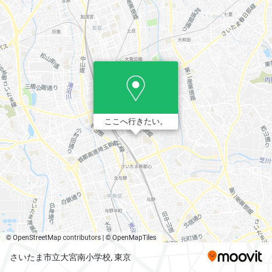 さいたま市立大宮南小学校地図