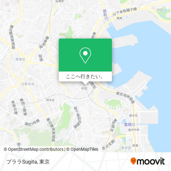 プララSugita地図