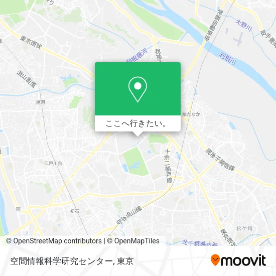 空間情報科学研究センター地図