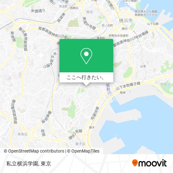 私立横浜学園地図