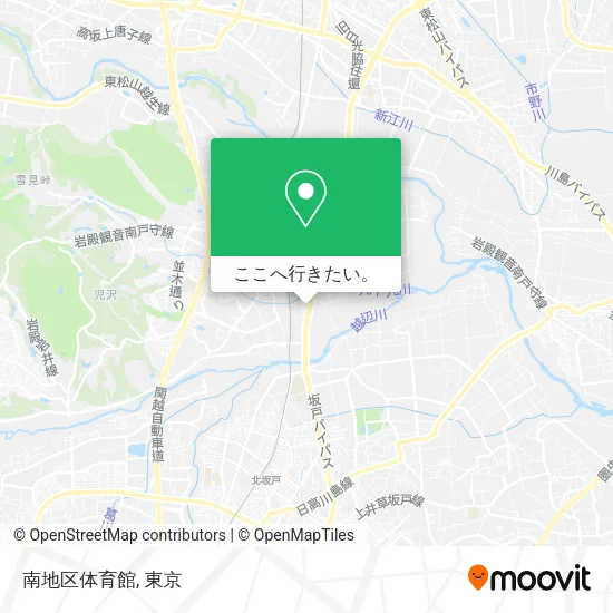 南地区体育館地図