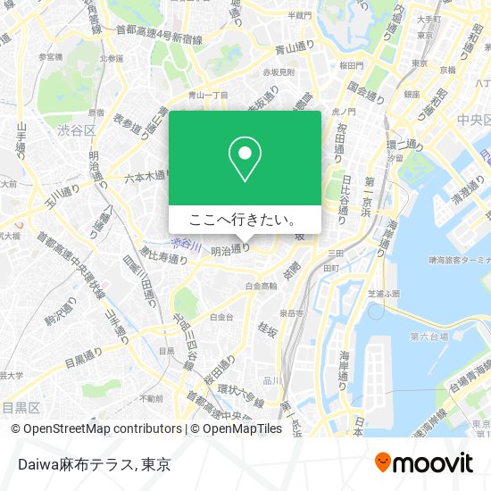 Daiwa麻布テラス地図