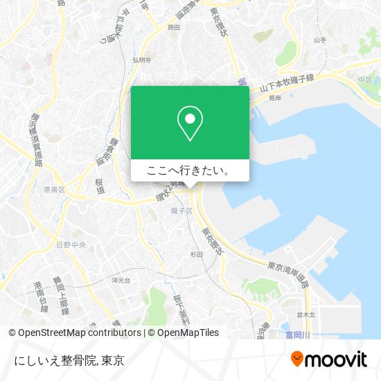 にしいえ整骨院地図