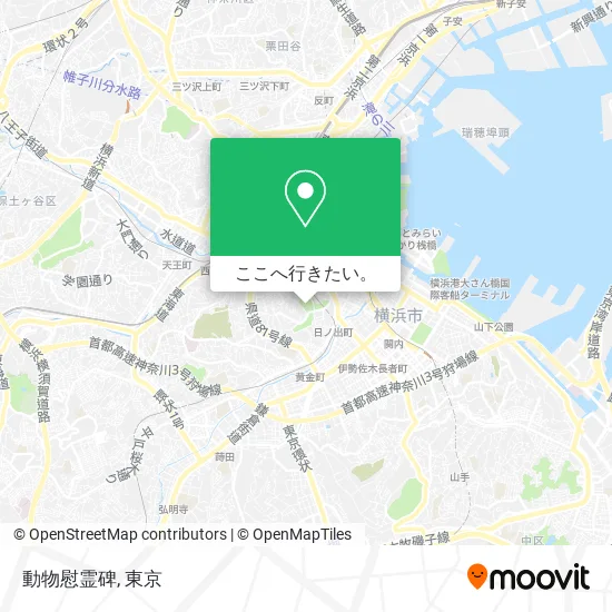 動物慰霊碑地図