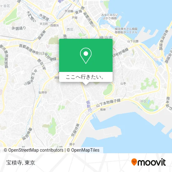 宝積寺地図