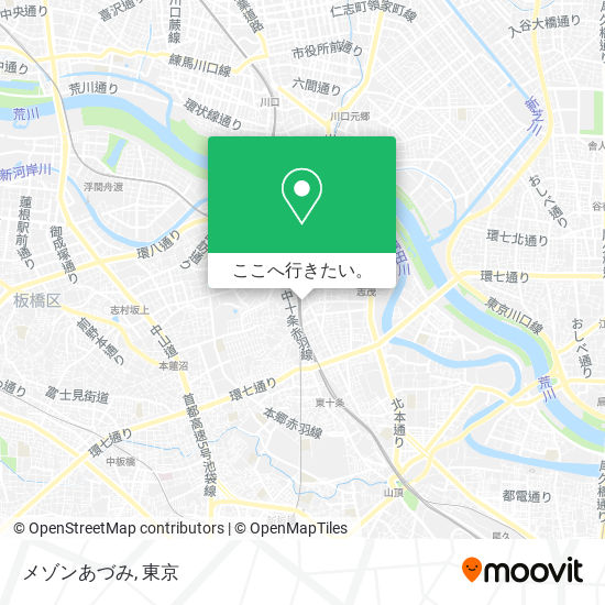 メゾンあづみ地図