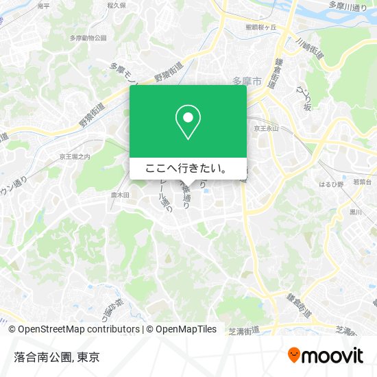 落合南公園地図