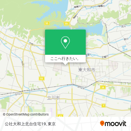 公社大和上北台住宅19地図