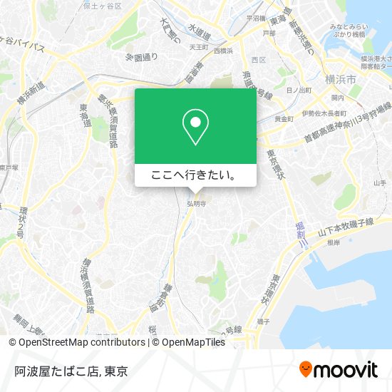 阿波屋たばこ店地図