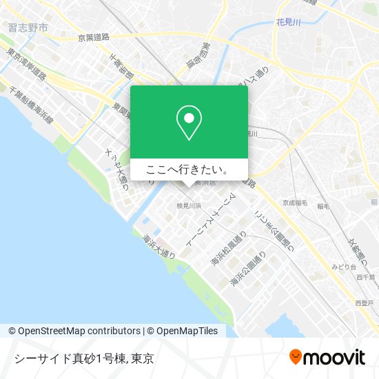 シーサイド真砂1号棟地図