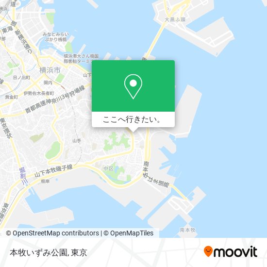 本牧いずみ公園地図