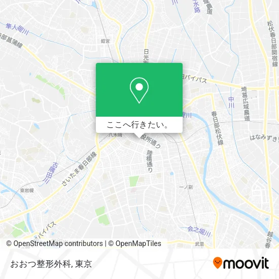 おおつ整形外科地図