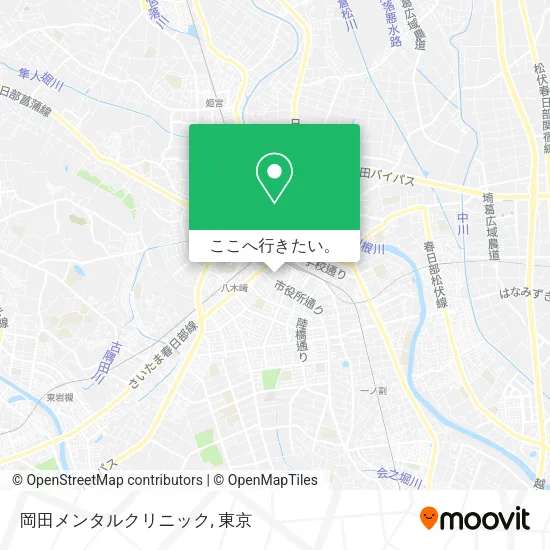 岡田メンタルクリニック地図