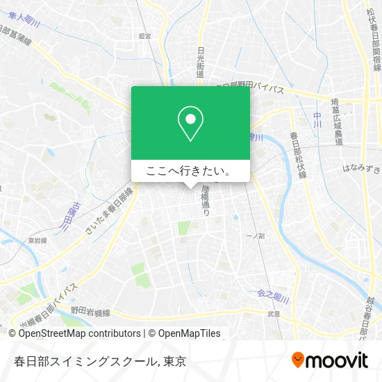 春日部スイミングスクール地図