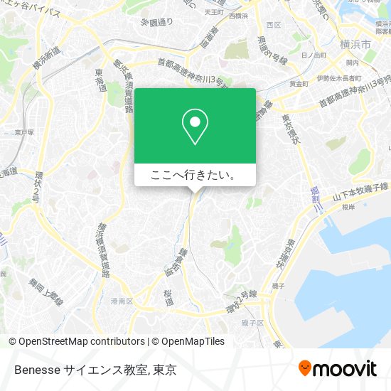 Benesse サイエンス教室地図