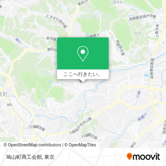 鳩山町商工会館地図