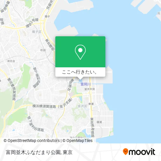富岡並木ふなだまり公園地図