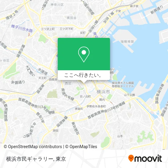 横浜市民ギャラリー地図