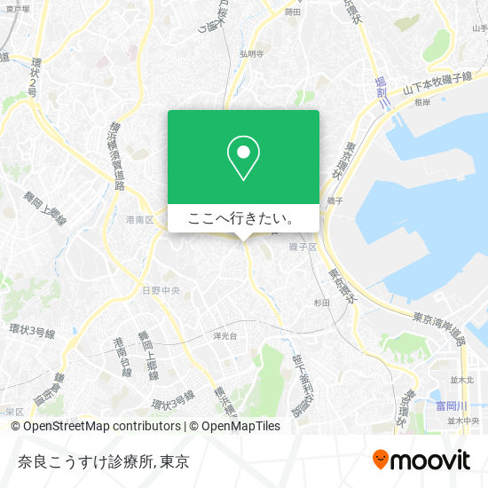 奈良こうすけ診療所地図