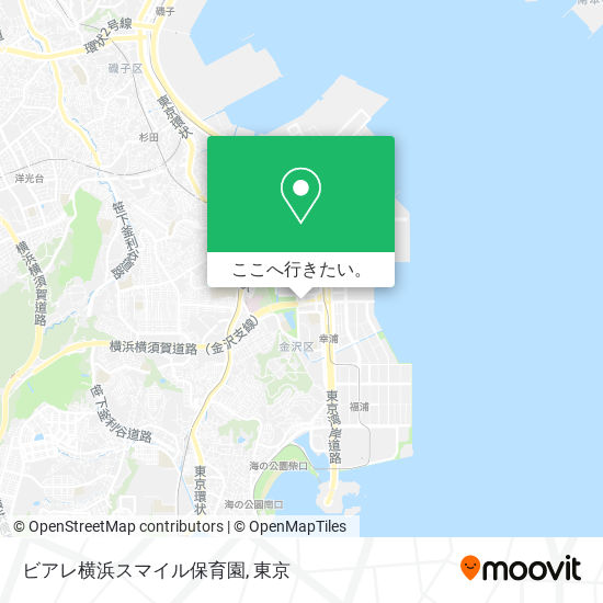 ビアレ横浜スマイル保育園地図