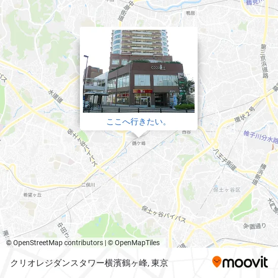 クリオレジダンスタワー横濱鶴ヶ峰地図