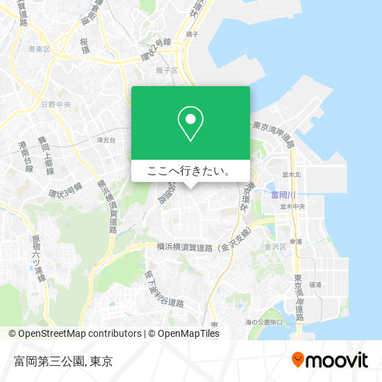 富岡第三公園地図