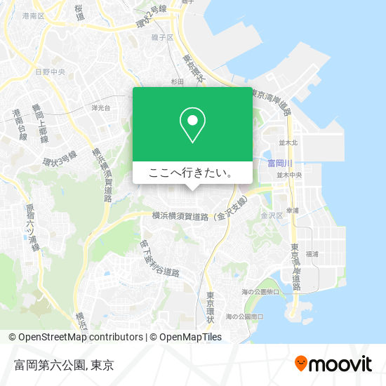 富岡第六公園地図