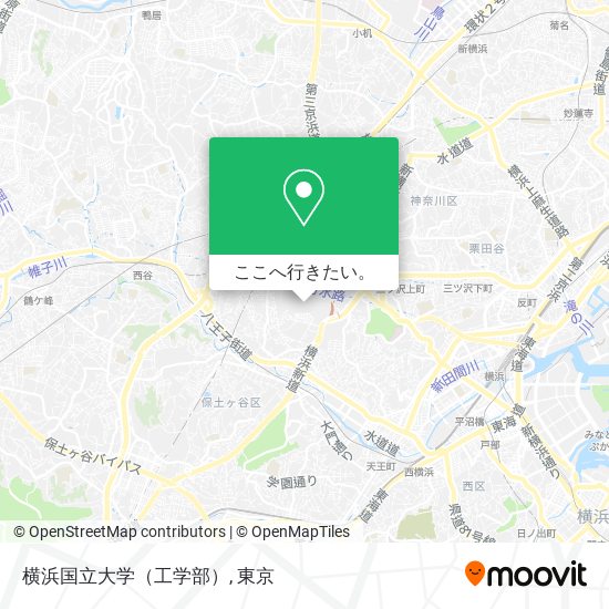 横浜国立大学（工学部）地図