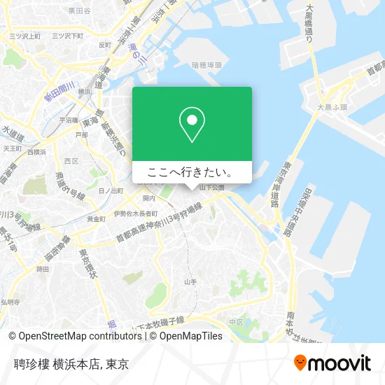 聘珍樓 横浜本店地図