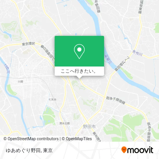 ゆあめぐり野田地図