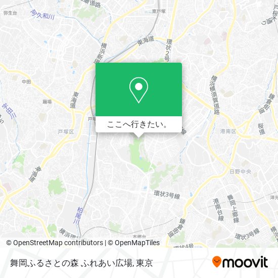 舞岡ふるさとの森 ふれあい広場地図