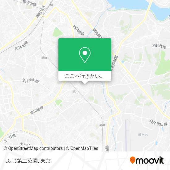 ふじ第二公園地図