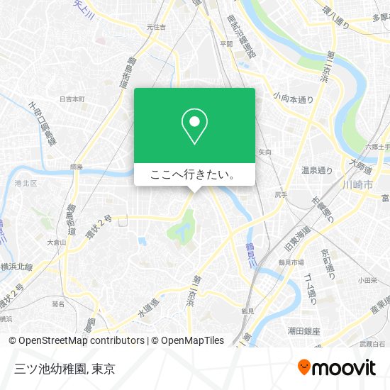 三ツ池幼稚園地図