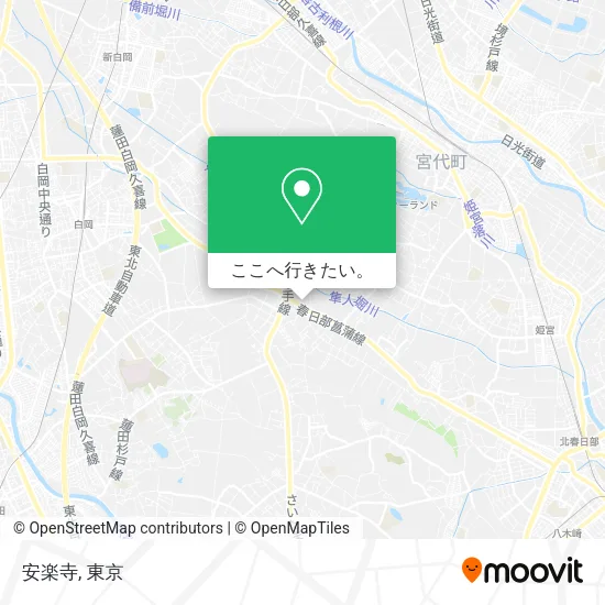 安楽寺地図