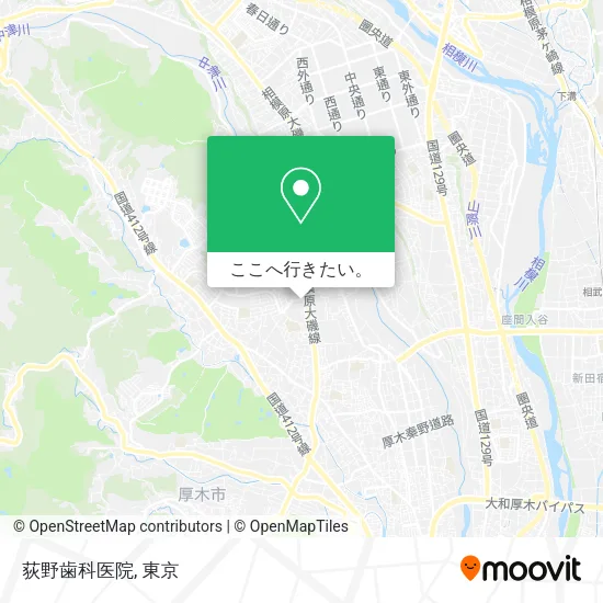 荻野歯科医院地図