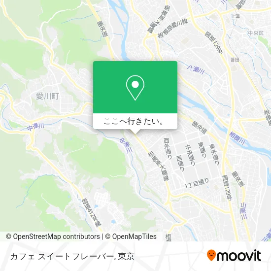 カフェ スイートフレーバー地図