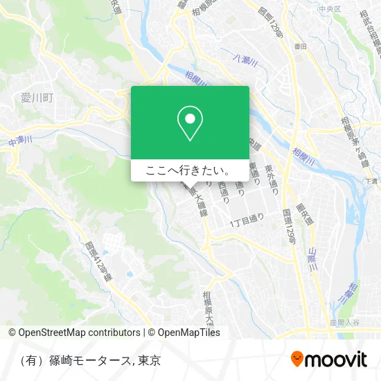 （有）篠崎モータース地図