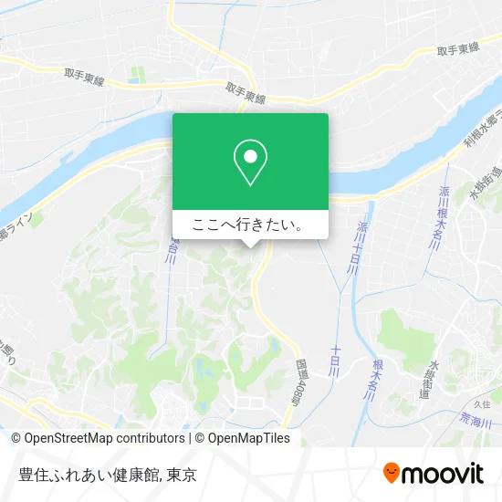 豊住ふれあい健康館地図