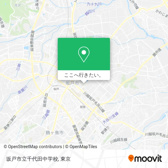 坂戸市立千代田中学校地図