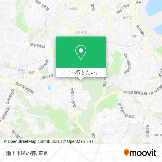 瀬上市民の森地図