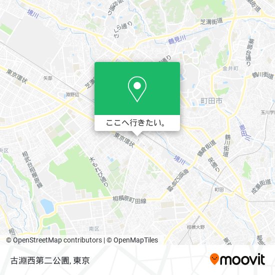 古淵西第二公園地図