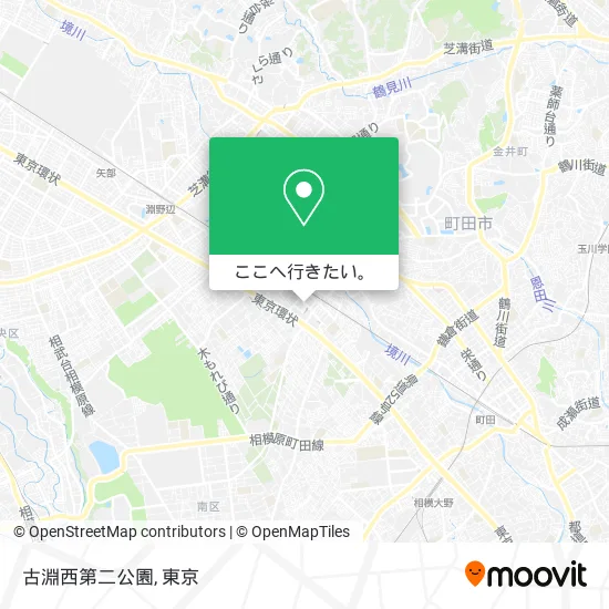 古淵西第二公園地図