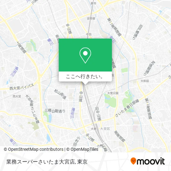 業務スーパーさいたま大宮店地図