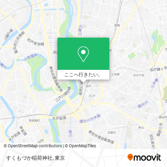 すくもづか稲荷神社地図