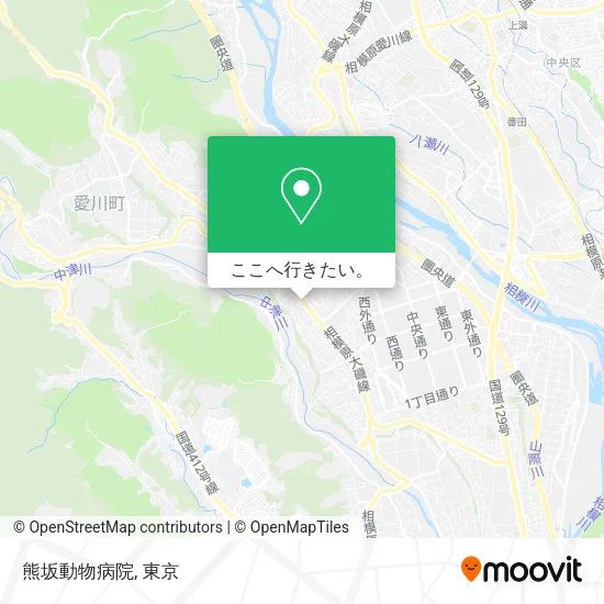 熊坂動物病院地図