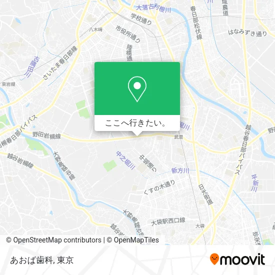 あおば歯科地図