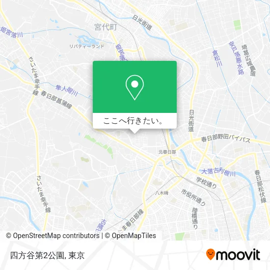 四方谷第2公園地図